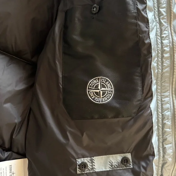 Stone Island FW24 Earth Mapping Camo Ice Jacket - Thermo-Reactive Puffer M - Picture 12 of 15